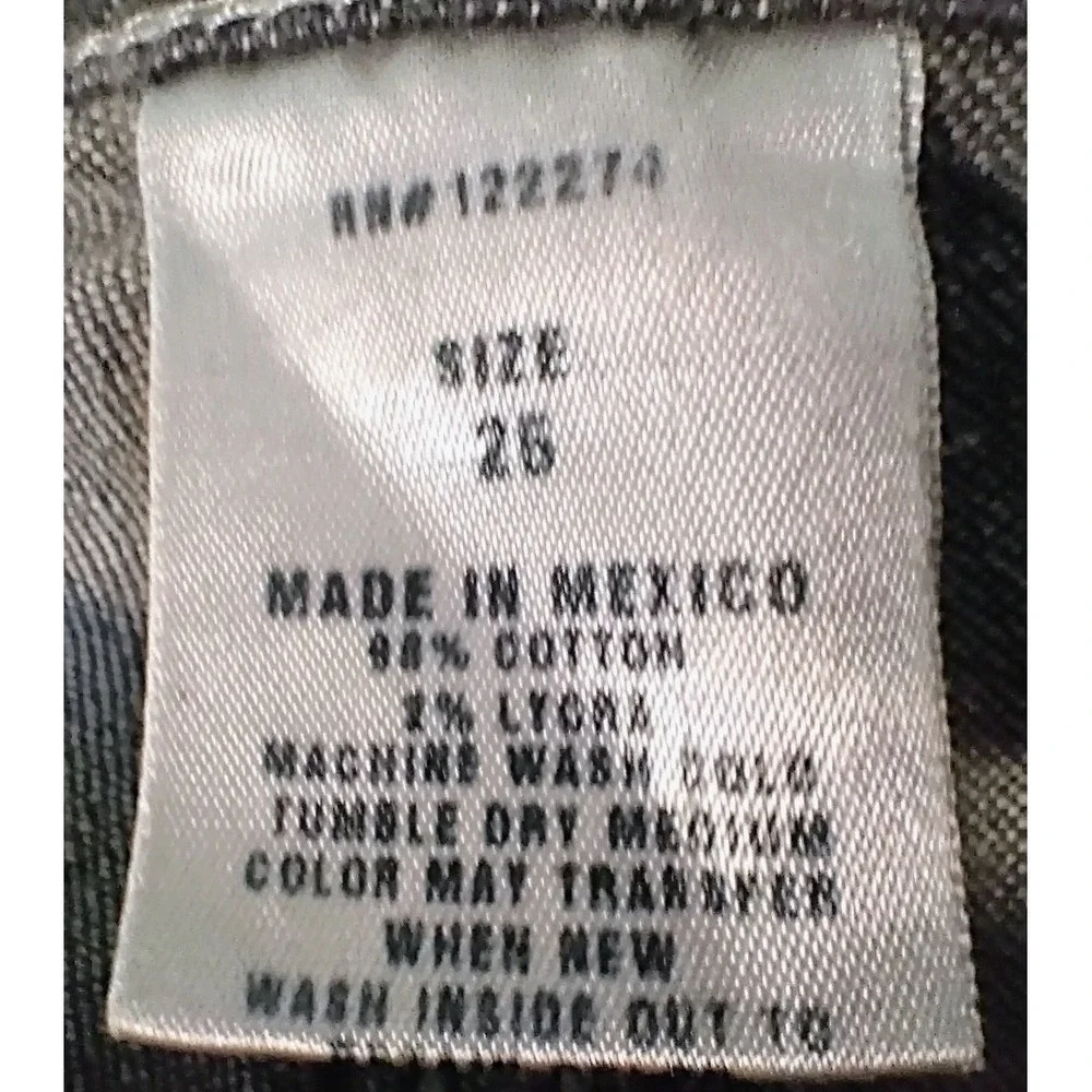 Chick by Nicky Hilton‎ Jeans Size 25 Low Rise Bootcut Flare Dark Wash NWT